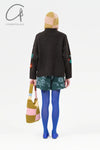 YANYAN KNITS 24 Autumn and Winter Snake Sweater YYK-YYW23-2032-ZONG Brown